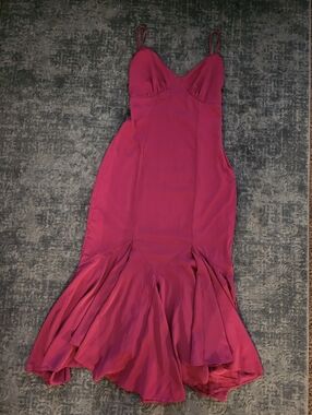 Abercrombie & Fitch Hot Pink Spaghetti Strap Dress